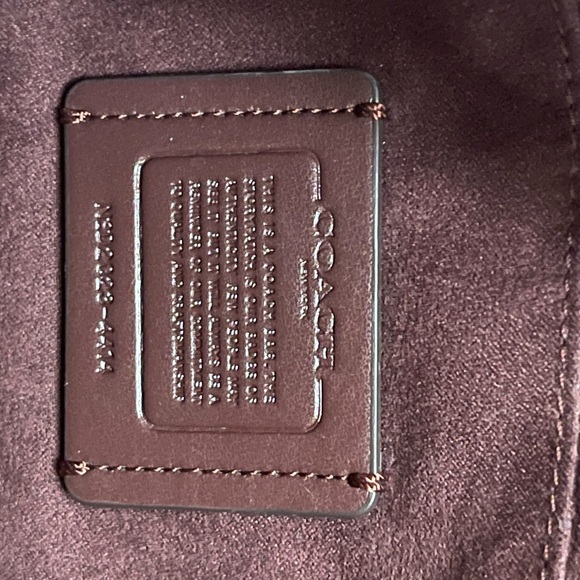 COACH SMALL JADE PEBBLE LEATHER CROSSBODY / SATCHEL w/ Signature Canvas. EUC - Picture 3 of 8